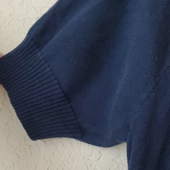 Torrid sz 2 Short Sleve Navy Blue V-Neck Cardigan Sweater - Picture 5 of 7